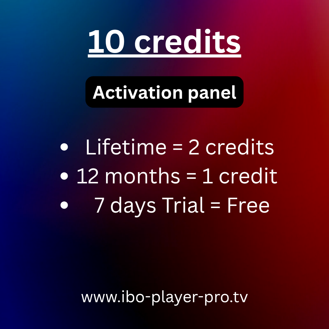 Activation IBO PLAYER