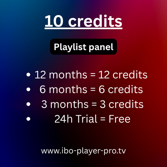 Panel IBO PLAYER
